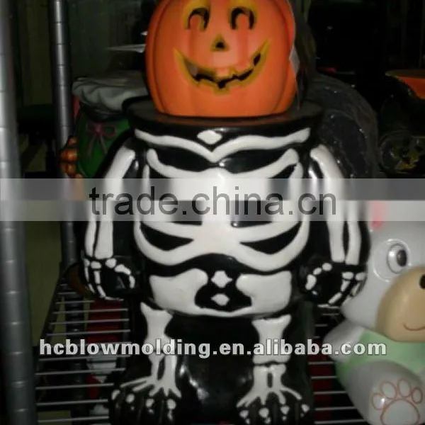 OEM Blow Molding Plastic Ghost Pumpkin Toys For Halloween Design photo-4