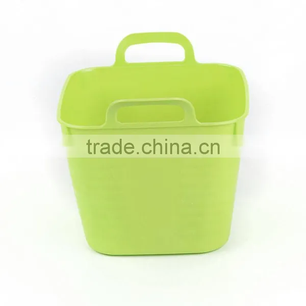 Useful Basket Plastic Bucket With Handle for Home Use photo-2
