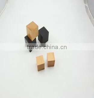 1.5" Natural Unfinished Hardwood Craft Wood Blocks photo-3