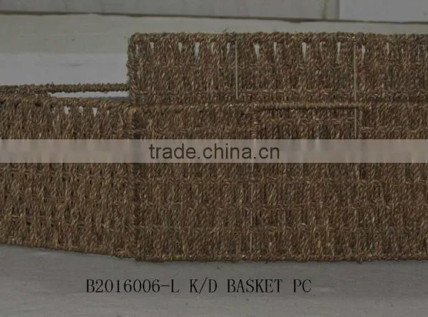 Seagrass Iron Shelf Basket photo-4