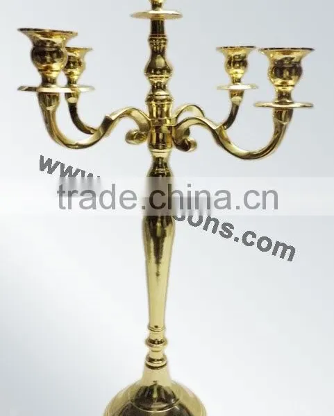 Wholesale Gold Plated Candelabras Centerpieces photo-3