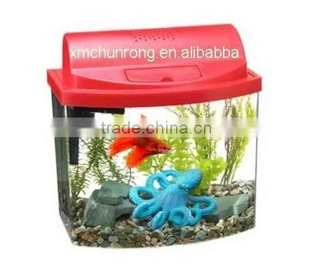 Multicolor Plastic Mini Fish Tank photo-2