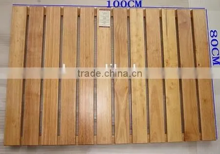 Bathroom Handmade Wooden Floor Mat photo-6
