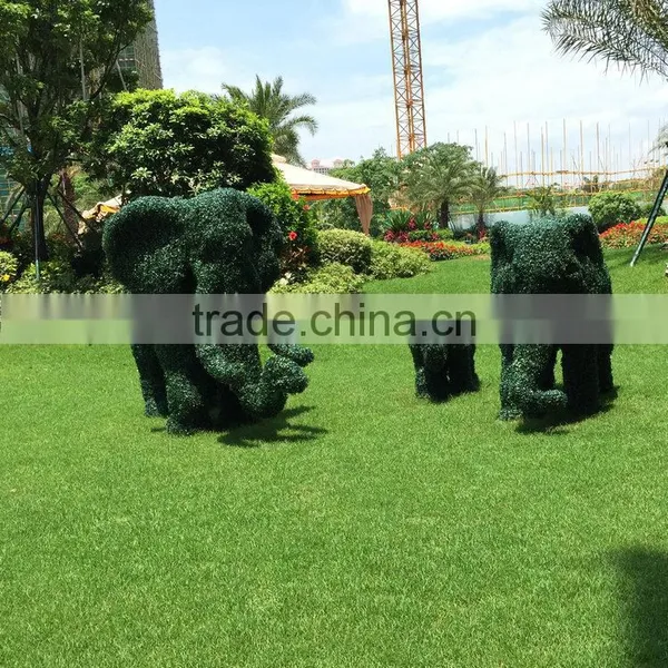 Green Grass Elephant Statue photo-5