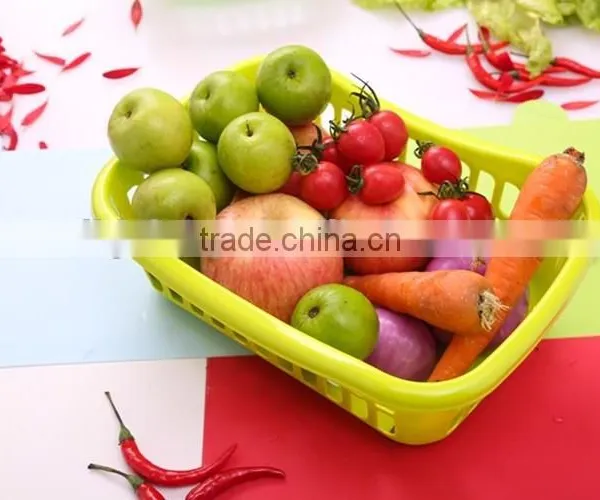 Useful Deep Tray Plastic Fruit Vegetables Storage Basket photo-3