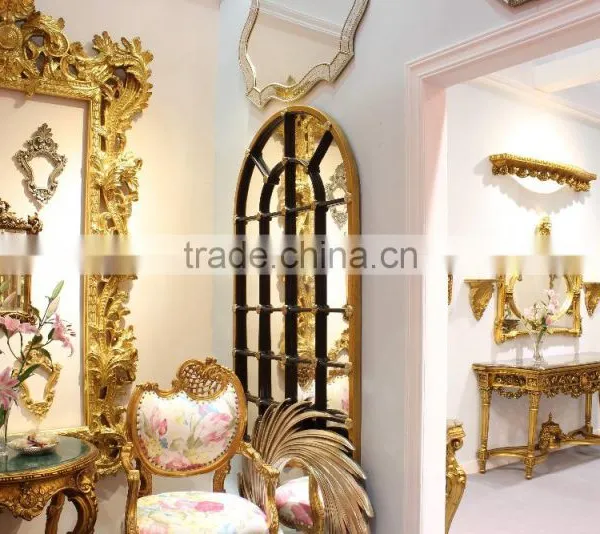 Ornate Polyresin Decorative Framed Mirror for Indoor Use photo-5