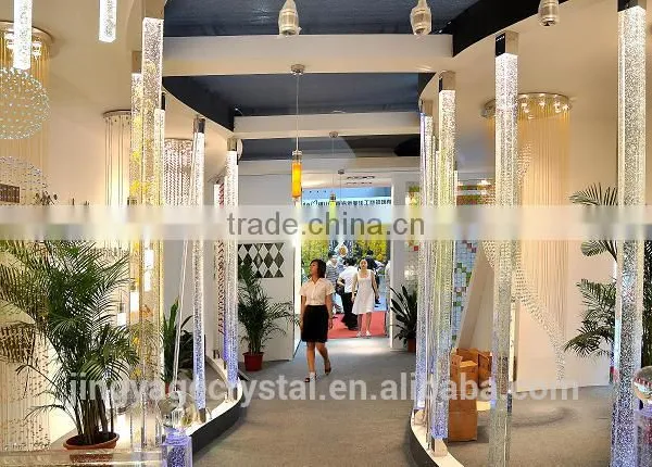 Wholesale Glass Pillars With Colorful Bubble for Partition photo-3