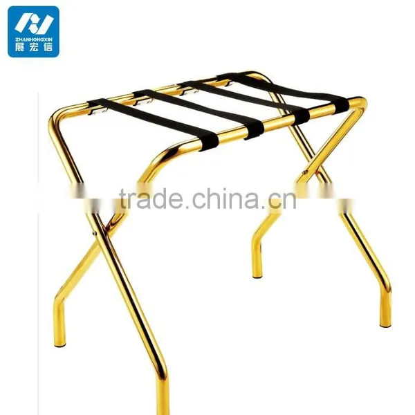 Stainless Steel Back Metal Folding Luggage Rack for Hotels photo-5