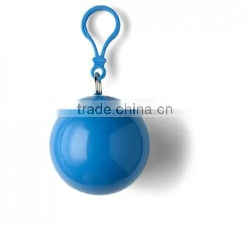 PE rain poncho ball