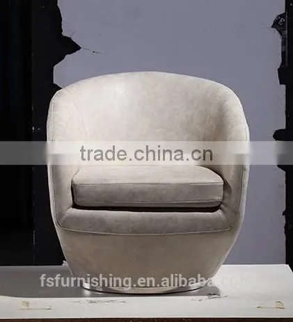 YYA027Factory Customized Swivel Leather Modern Club Chair photo-2
