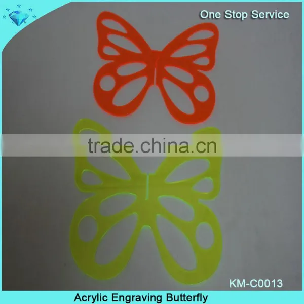 Colorful Acrylic Engraving Butterfly for Holiday Decoration and Gifts photo-4