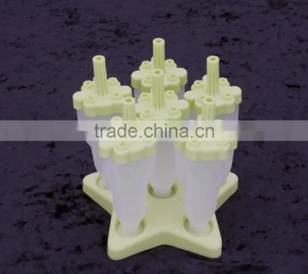 BPA Free 5 Lolly Plastic Ice Popsicle Mold photo-2