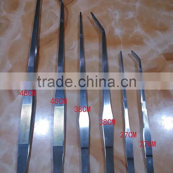 125mm-480mm Many Type Long Stainless Steel Aquatic Water Plant Tank Aquarium Curve /straight Tweezers photo-3