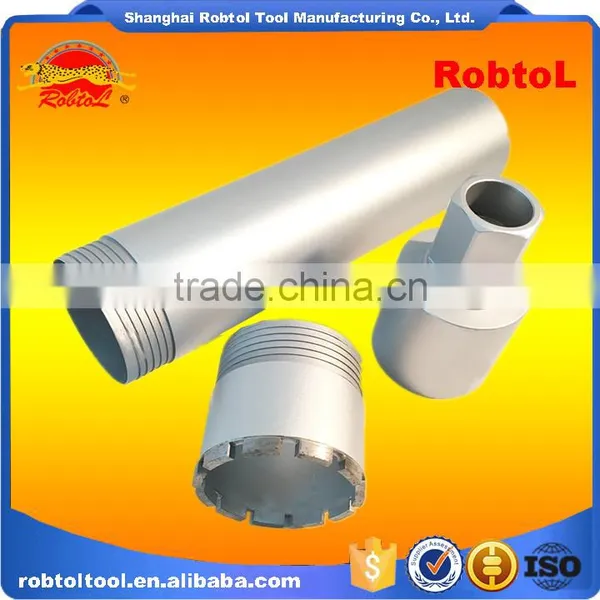 4" Three Section Concrete Diamond Core Drill Bits Hole Saw Masonry Asphalt Cement Brick Block photo-4