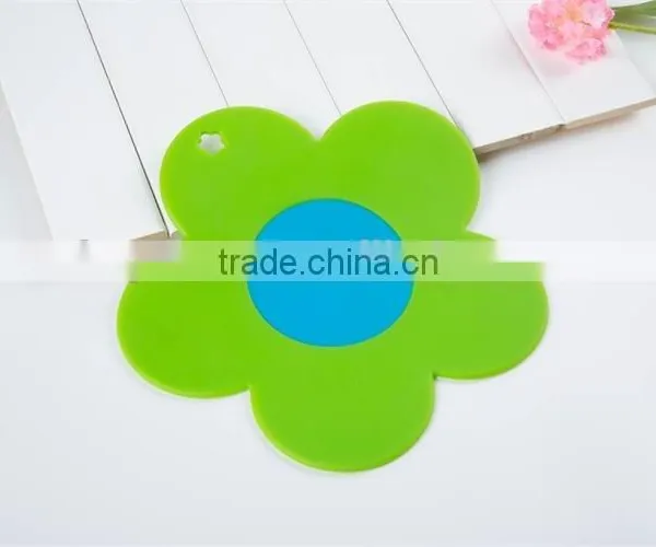 Custom Silicone Coasters Food Grade Silicon Different Flower Shape Coaster photo-6
