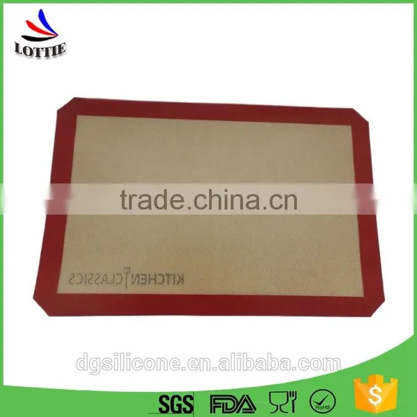 Low Price Food Grade Bbq Grill Mat Silicone Mats Heat Resistant Silicone Baking Mat photo-2