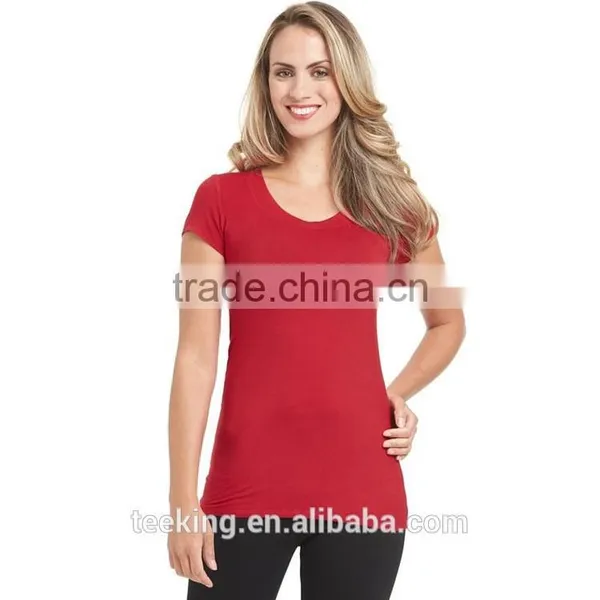 2017 New Design Plain Sport Training t Shirts Women photo-2