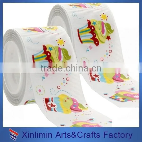 Cheap High Quality Printed Pattern Satin Ribbon Roll photo-6