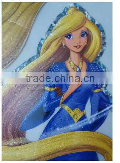 Customized Beautiful Glitter Heat Transfer With Offset Printing photo-2