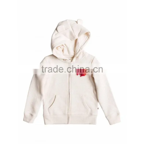Wholesale Plain White Hoodies 100% Polyester Zip up Hoodies Animal Print Hoodies