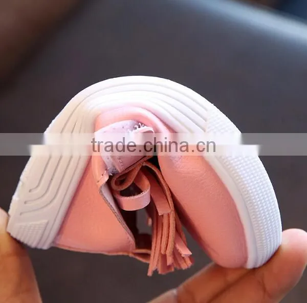 Zm35396a Latest Model Footwear Summer Kids Girl Soft Leather Baby Shoes photo-5