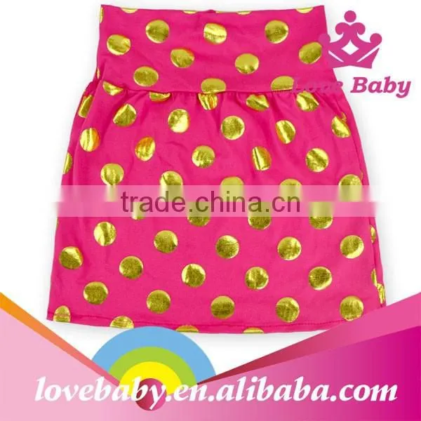 Wholesale Latest Sequin Dot Kids Ruffles Skirt Colorful Pettiskirts Tutu for Kids photo-2