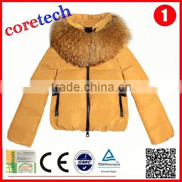 New Design Fashion Real Feather Down Jacket Factory photo-2