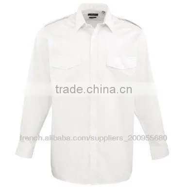 Premier Mens Short Sleeve White Airline Shirts Airline Pilot Shirts photo-2