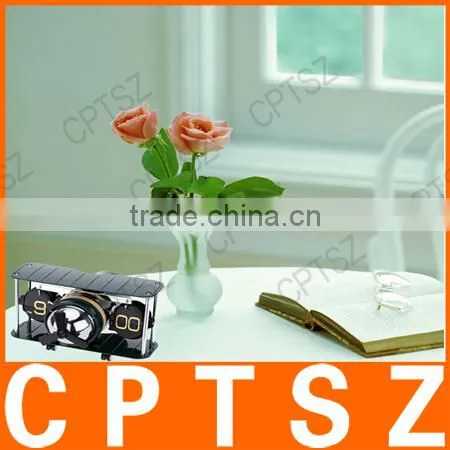 Hot Sale Airplane Model Table Desktop Clock Hand-made Aircraft Shape Retro Gear Operated Flip Down Clock Living Room Home Decor photo-2