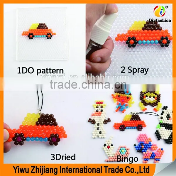 2017 Hot Selling 5MM Magic Beads Aqua Beads Educational Toys For Kids photo-4