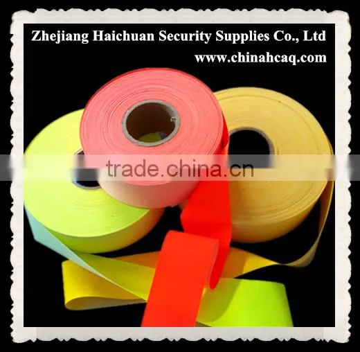 Fluorescent Colored Reflective Fabric With TC Backing photo-3