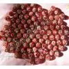 Large Red Lampwork Flower Glass Beads Wholesale to Japan