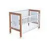 Carton Cute Wooden Cots For Babies , White Baby Sleeping Cot