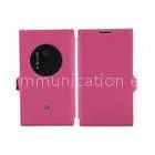 Luxury Nokia Leather Phone Case Pink Lumia N1020 Phone Wallet Pouch With Strap