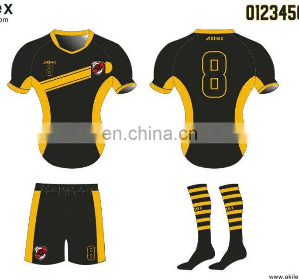 2016 Wholesale Custom Sublimation Rugby Jersey for Any Logo photo-3