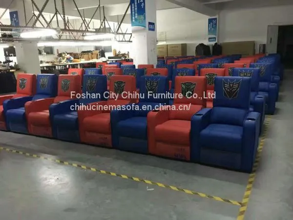 Wholesale Leather Recliner Cinema Sofa,hot Sale Comfortable Cinema Seats Vip photo-2