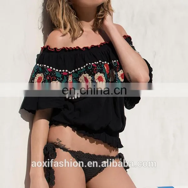 OEM Service Supply Type Short Sleeve Tshirt Embroidery Women Summer Cotton T-shirts photo-3
