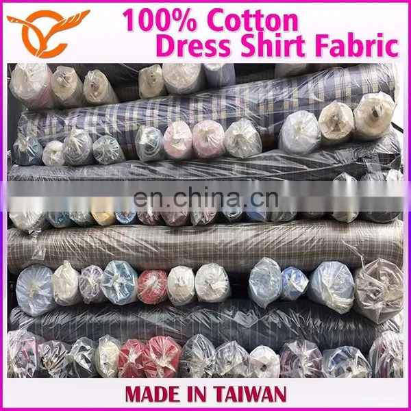 Latest 100% Cotton Shirt Fabric Stock Lots photo-6