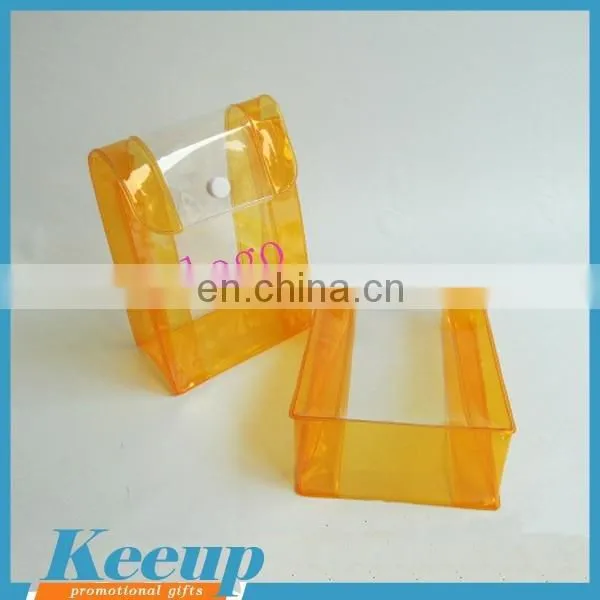 Cheap Clear Pvc Plastic Bag With Snap Button for Promotion photo-4