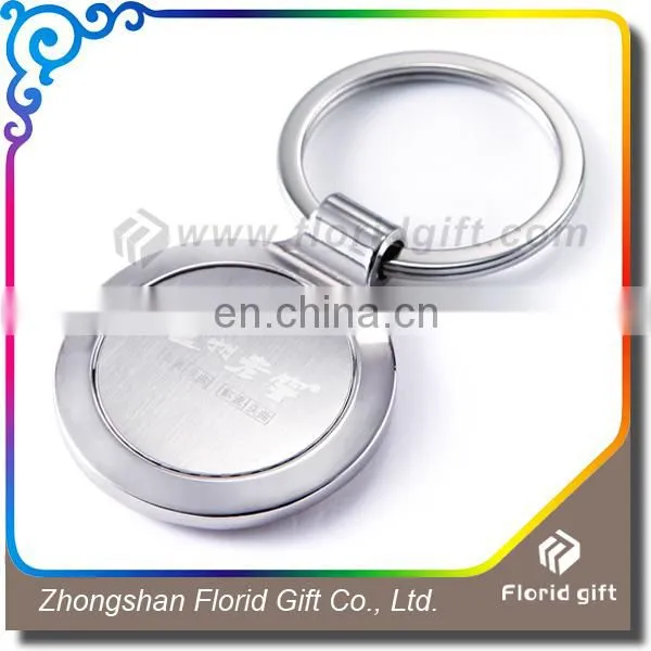 Stock Cheap Price Metal House Shape/round Keychain With Custom Logo photo-3