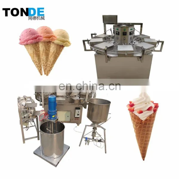 Ice Cream Waffle Cone Machinery/sugar Cones Baking Machine/egg Rolls Machine photo-3