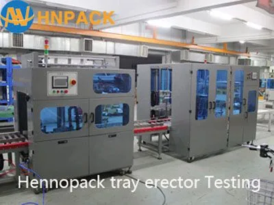 Hennopack Direct Sale High SpeedCorrugated Box Trays Erector Machine photo-4