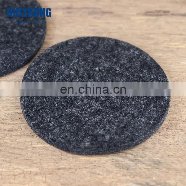 China Wholesale Die Cut Laser Cut Felt Tea Cupcoaster Christmas Decoration Felt Coaster photo-2