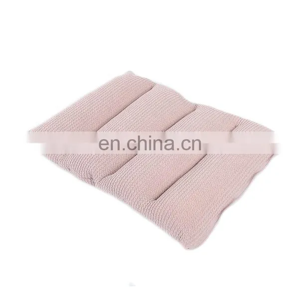 New Design Chinese Dining Chair Cushions Beige Four Folded Multi Function Polystyrene Folding Seat Cushion With Zipper photo-2