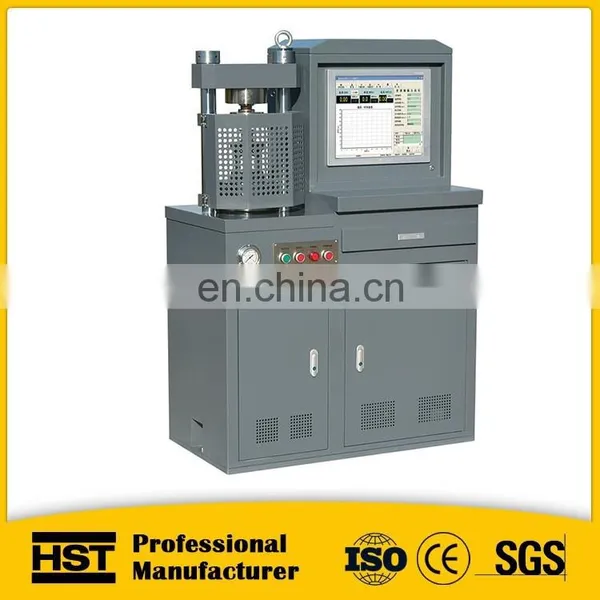 300KN Computer Control Compression Testing Machine/Testing The Compression Strength Of Cement And Mortar photo-4