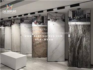 [EXE DISPLAY] Tile Marble Stone Display Cabinet