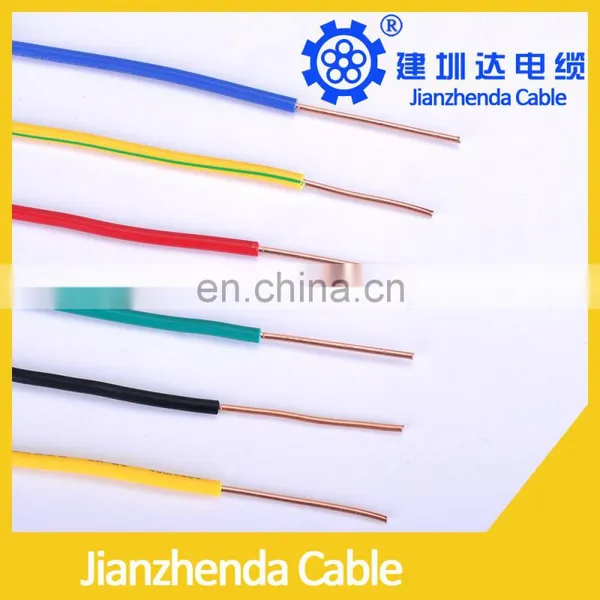 Electric Cable Color Code 6MM2 450/750V PVC Sheathed Wires photo-5