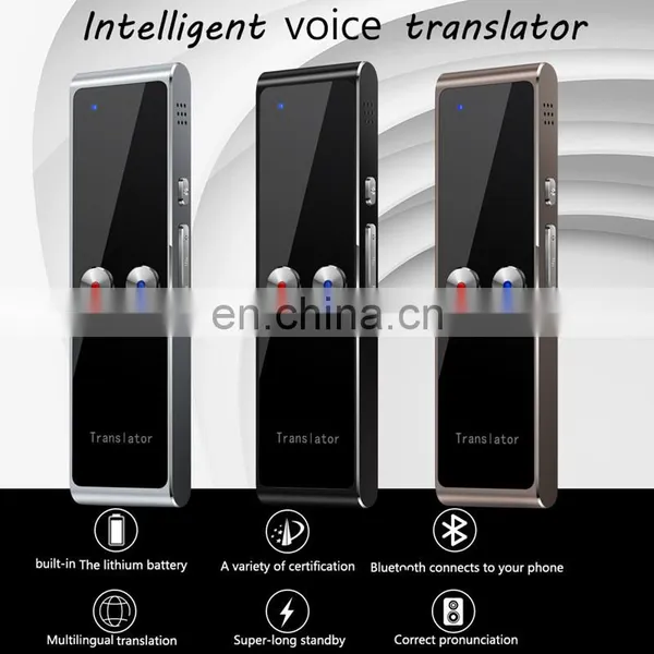 Intelligent Speech Translator Support 68 Languages Voice Translator Portable T8 Real Time Simultaneous Translation Equipment photo-4