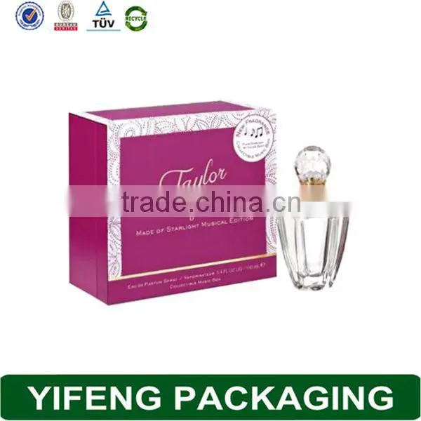 Girls Lady Perfume Packaging Cardboard Paper Gift Perfume Box With Logo Printed photo-2