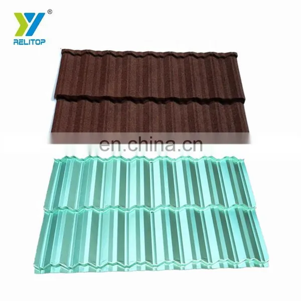 Modern Style Nosen Type Stone Coated Steel Roof Tile 0.3mm 0.35mm 0.4mm 0.5mm Metal Roofing Sheet photo-3